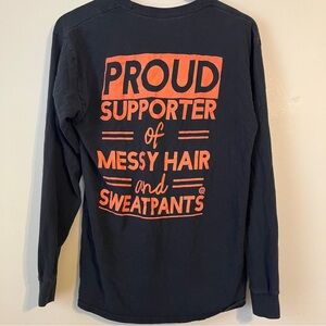 Girly Girl Size Medium Long Sleeve Tshirt